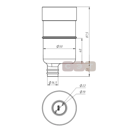Сифон G-35 MINI